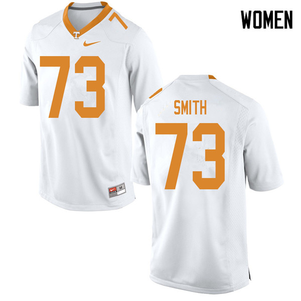 Women #73 Trey Smith Tennessee Volunteers College Football Jerseys Sale-White - Click Image to Close
